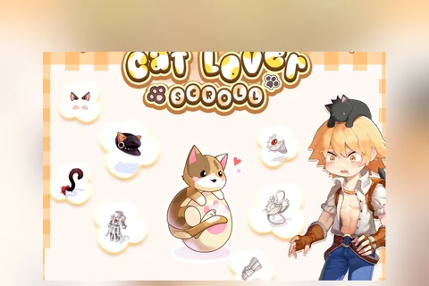 CAT LOVER SCROLL