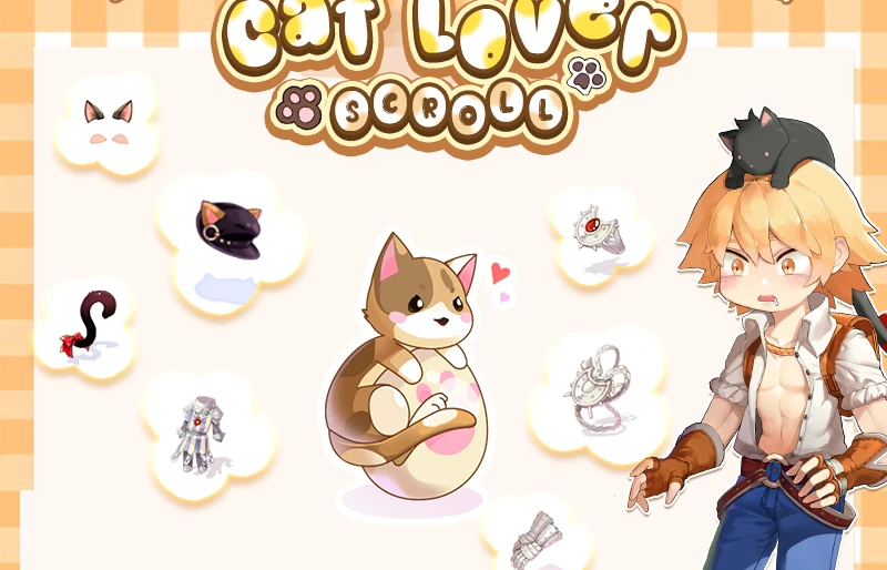 CAT LOVER SCROLL