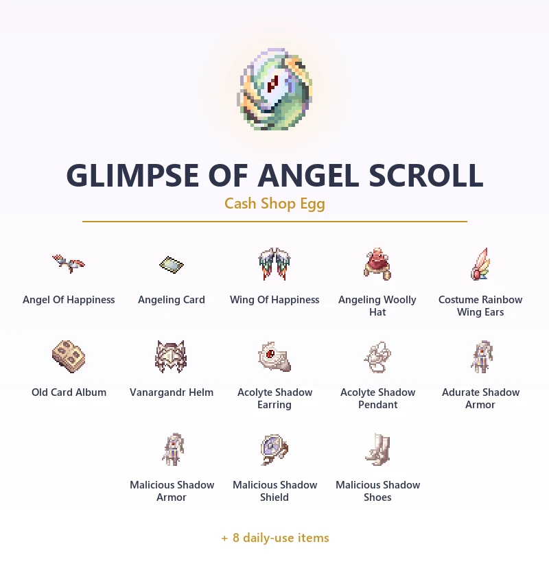 GLIMPSE OF ANGEL SCROLL