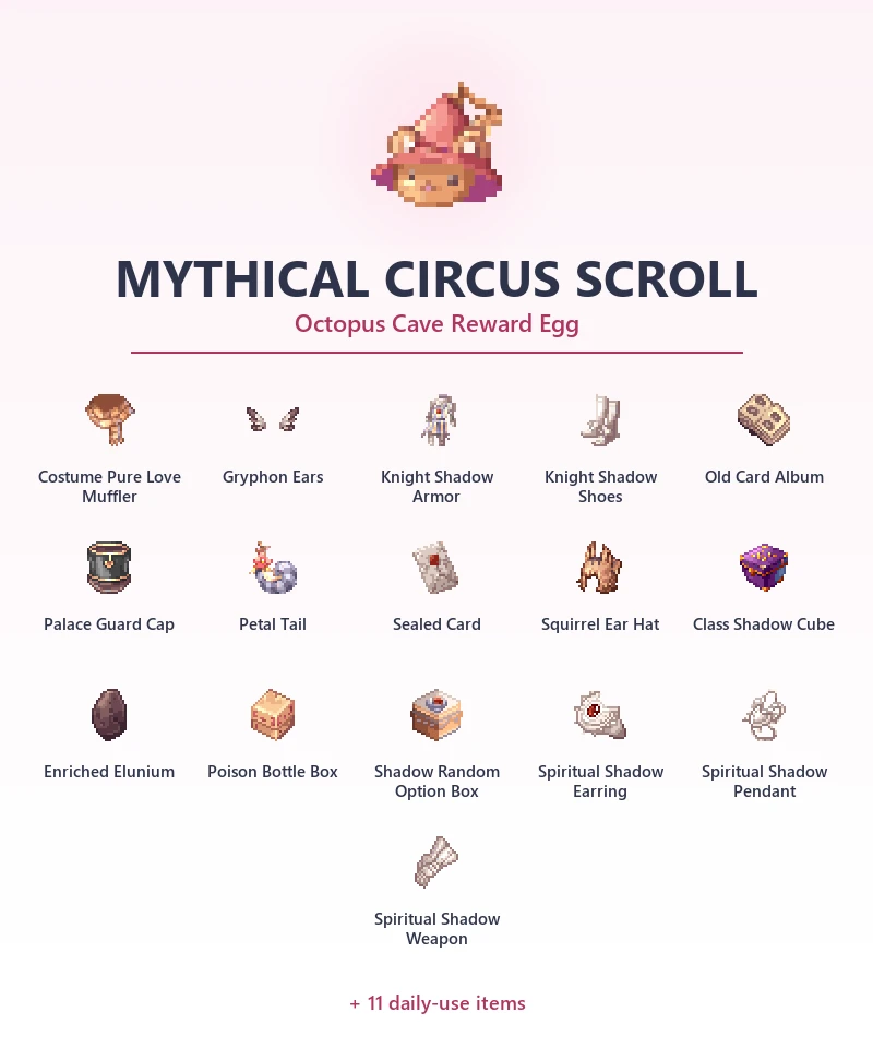 MYTHICAL CIRCUS SCROLL