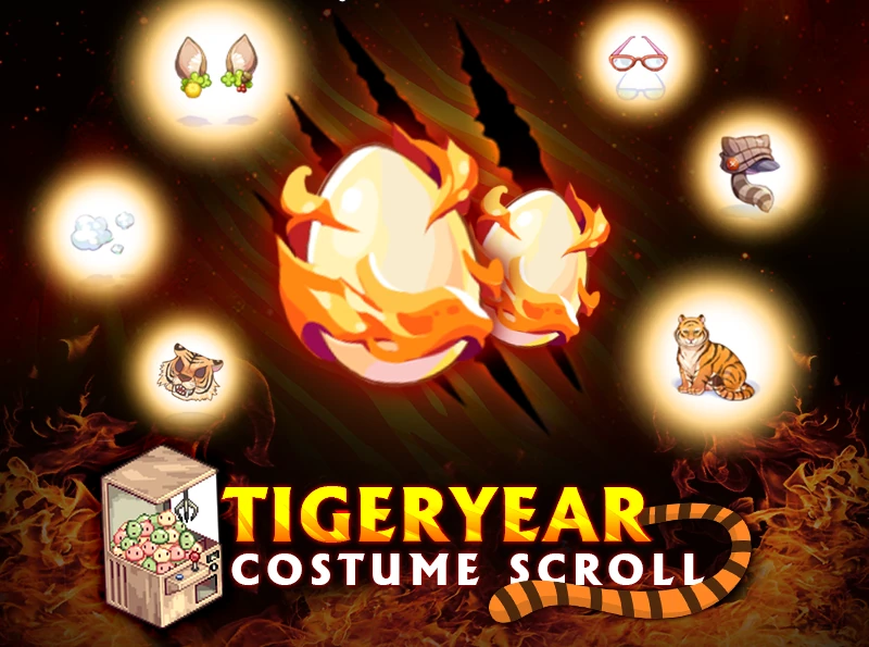 TIGER COSTUME SCROLL