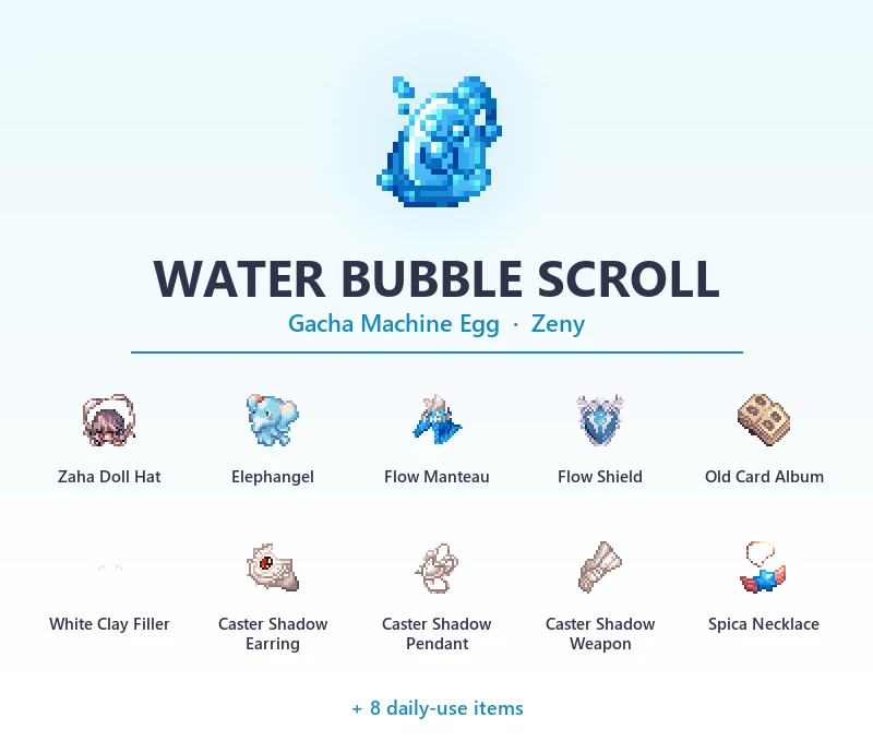 WATER BUBBLE SCROLL