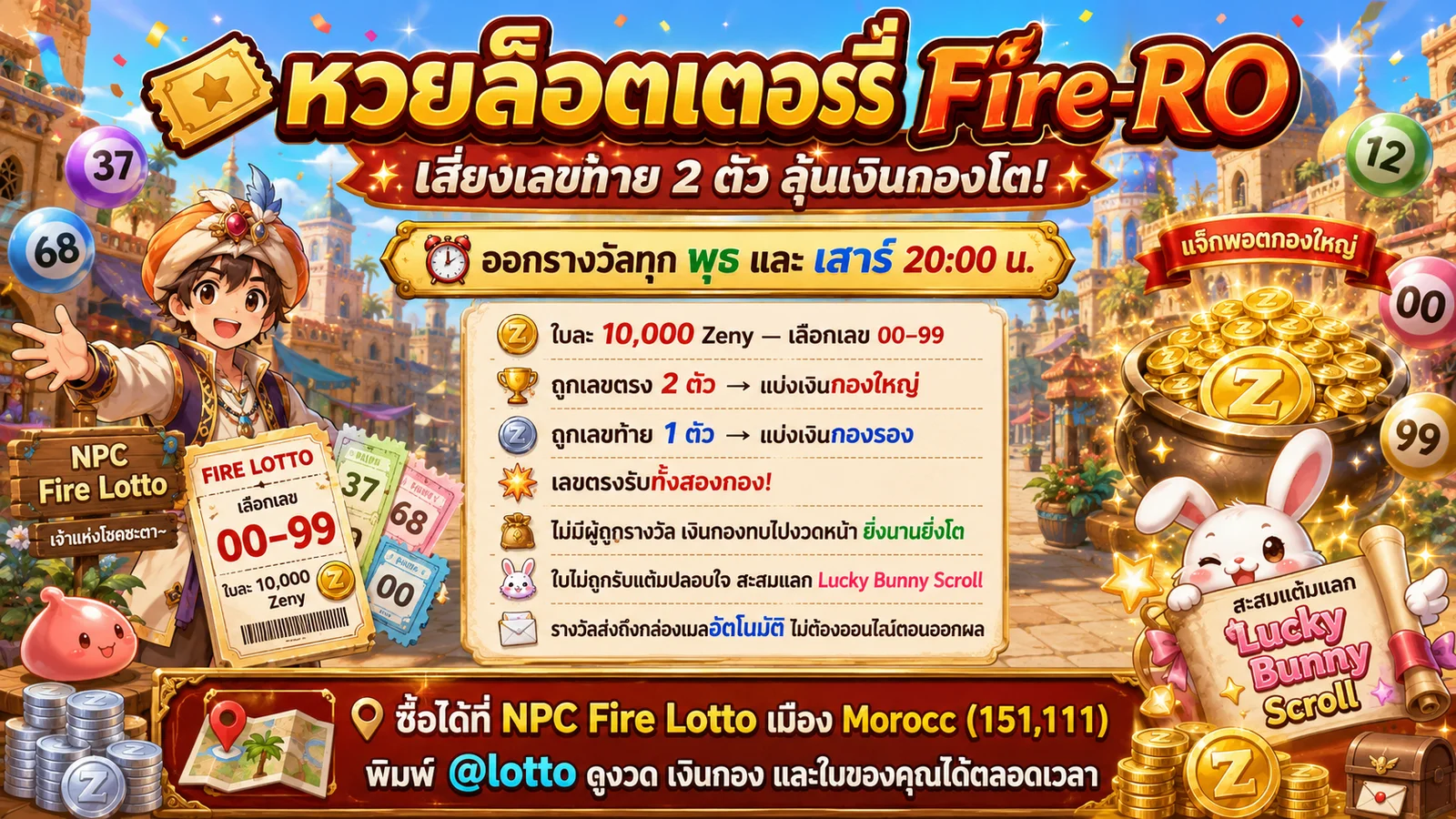 หวยล็อตเตอร์รี่ FIRE-RO