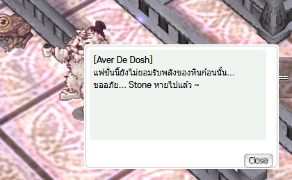ใส่หินไม่สำเร็จ