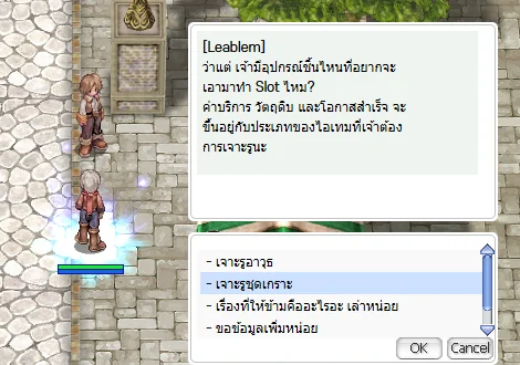 เมนูแรกของ Leablem