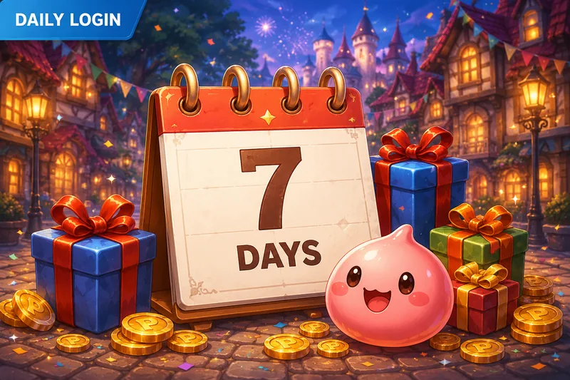 LOGIN 7 วัน สุ่มแต้มสะสม